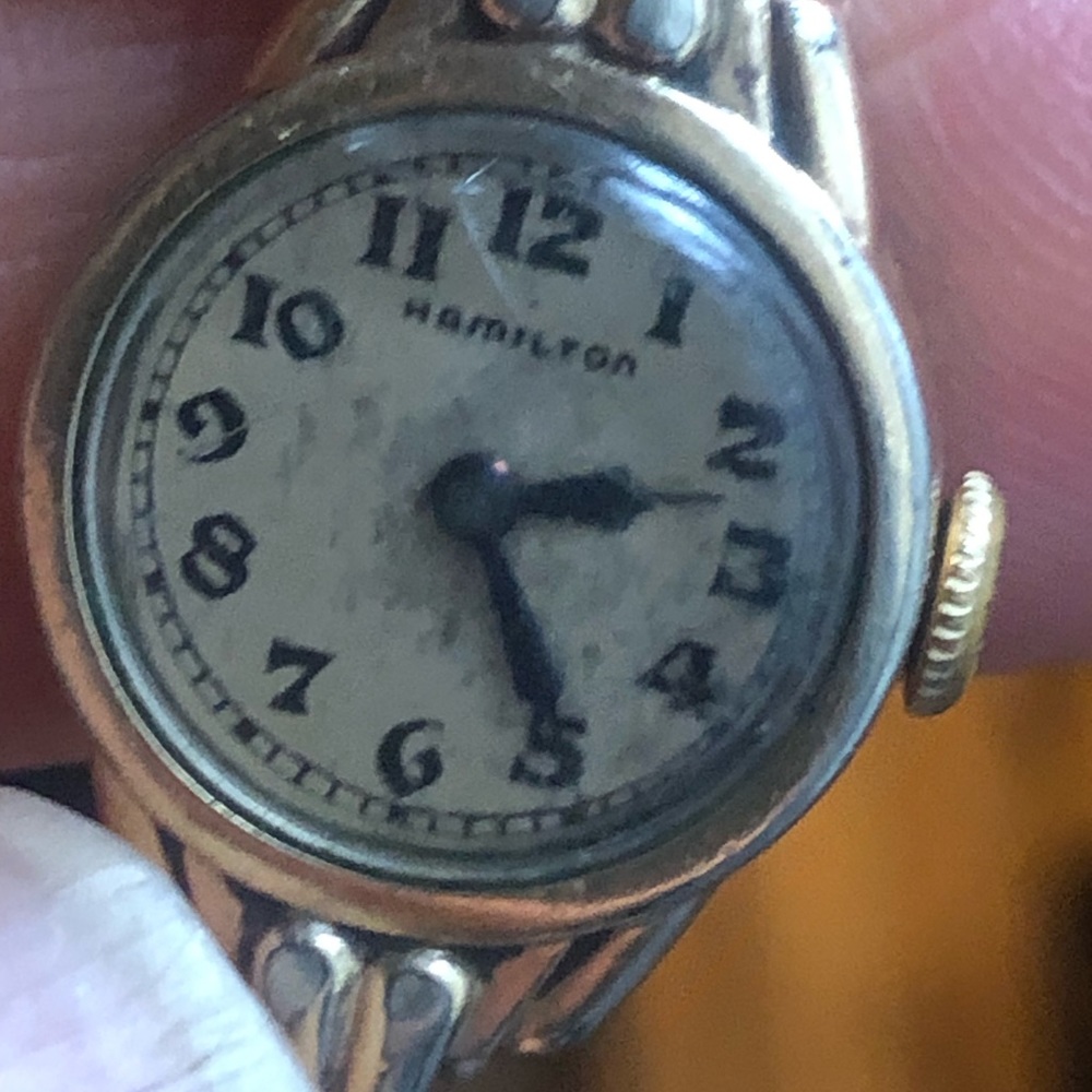 Hamilton Watch 14k filled may need service
